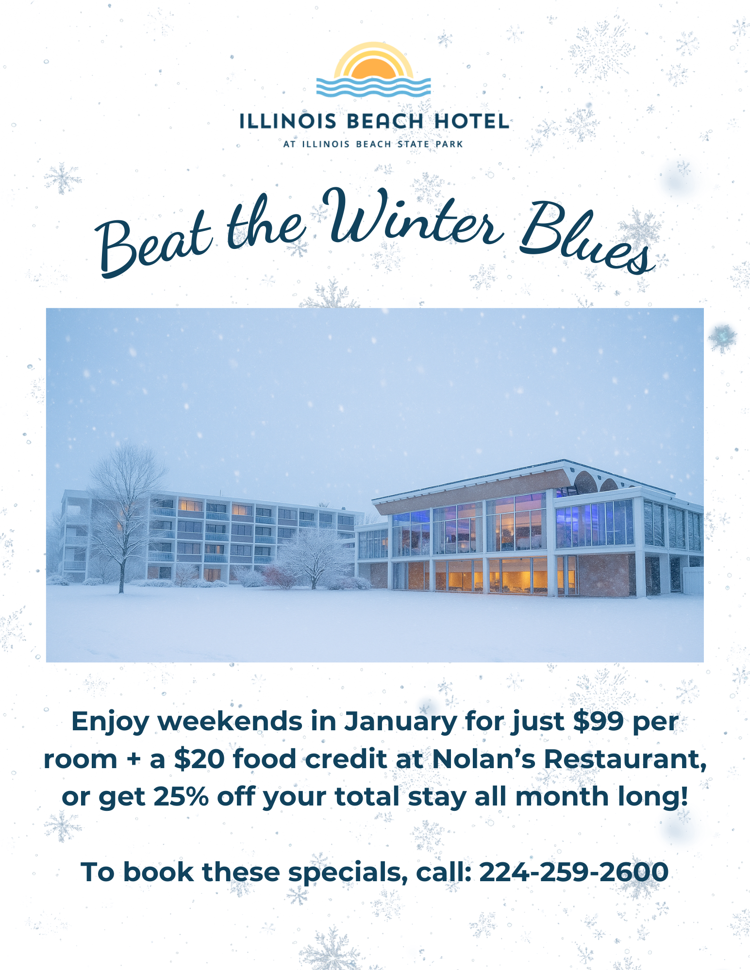 Winter Blues Special Rate at IL Beach Hotel